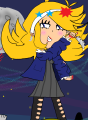 Celeste in the remade Best Siter Competition art