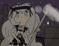 Artwork of Azkadaltia in the Graveyard with the White Scythe